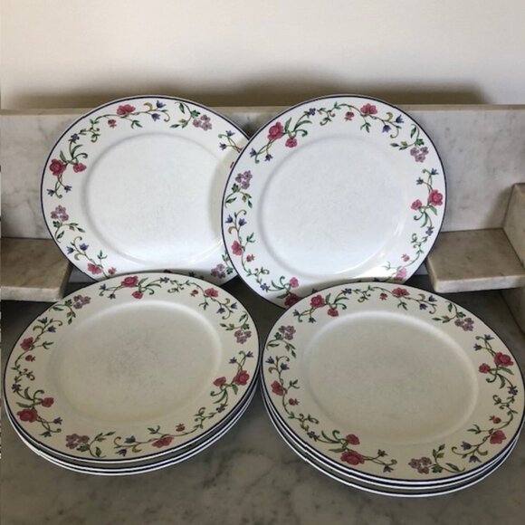 LENOX Rose Garden Dinner Plates Casual Images @ 11" - Picture 9 of 14